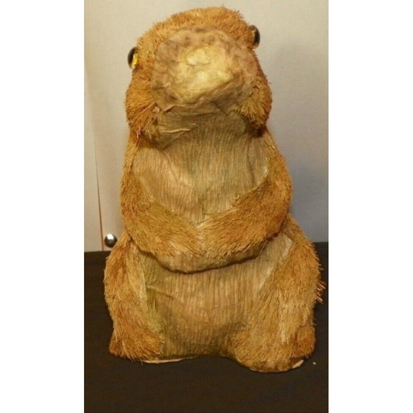 Paper Mache Handmade Art ‎ Farm Animals Country Décor Rabbit Chicken Duck - Picture 7 of 12